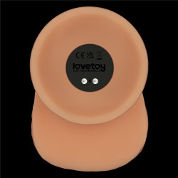LoveToy PowerBasics Gode Vibrant avec Bourses Power Basics 18 x 5cm